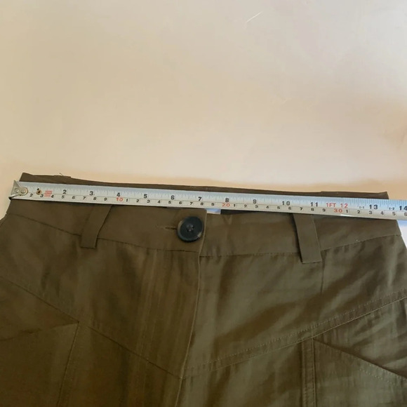 Suncoo Paris high rise lightweight pants. Army green size small, casual - Picture 7 of 9